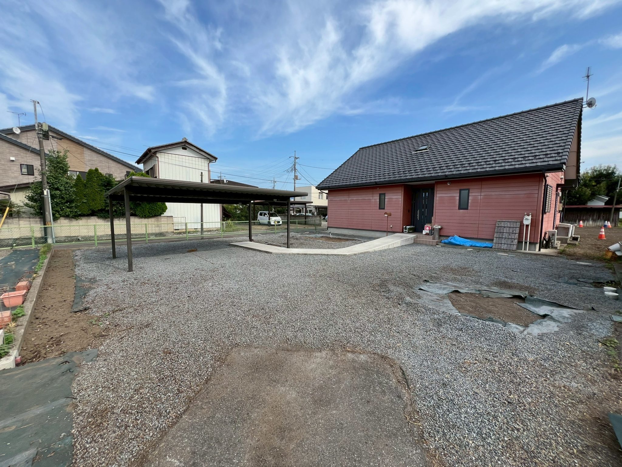 伐採抜根整地工事after